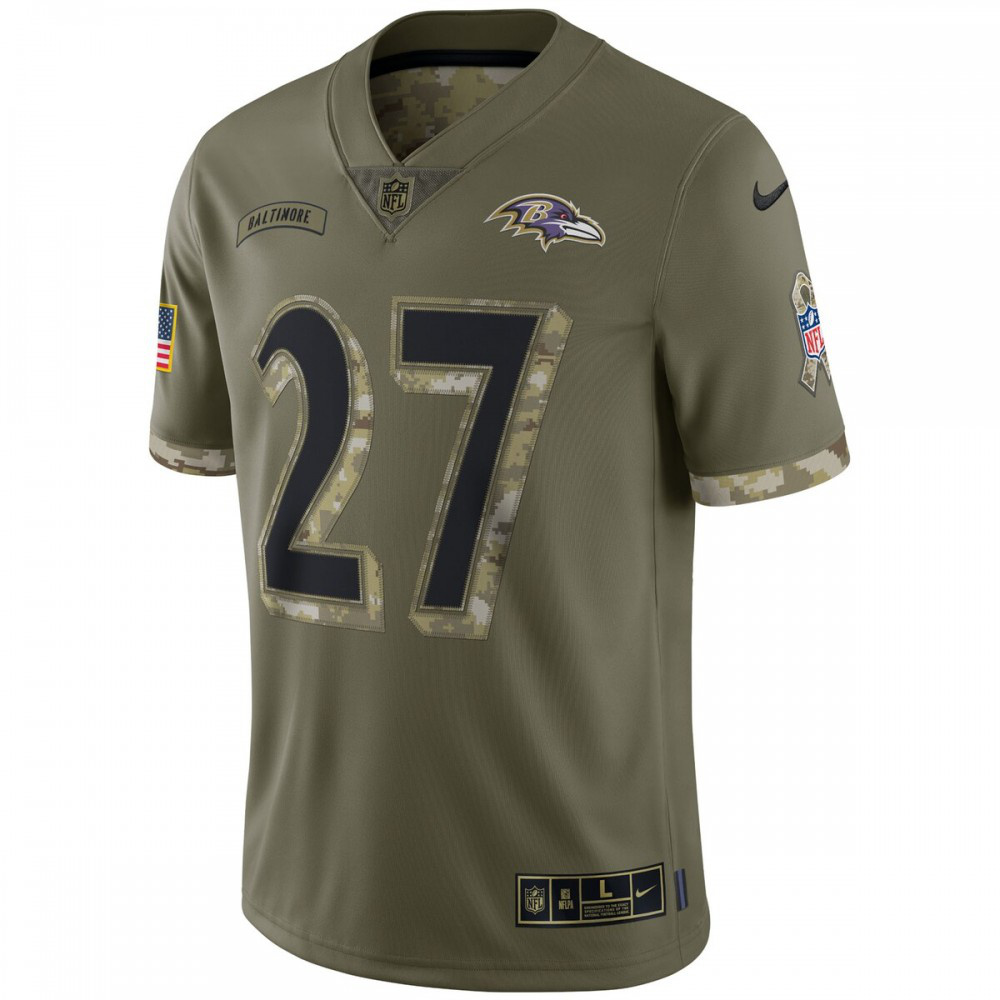 J.K. Dobbins Baltimore Ravens Nike 2022 Salute To Service Limited Jersey - Olive-Profan Arena